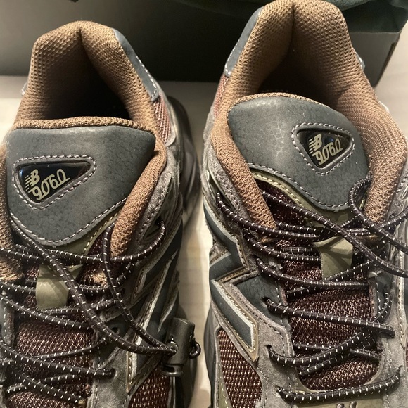 New Balance Men’s 9060 Dark Moss Sneakers - Picture 13 of 16